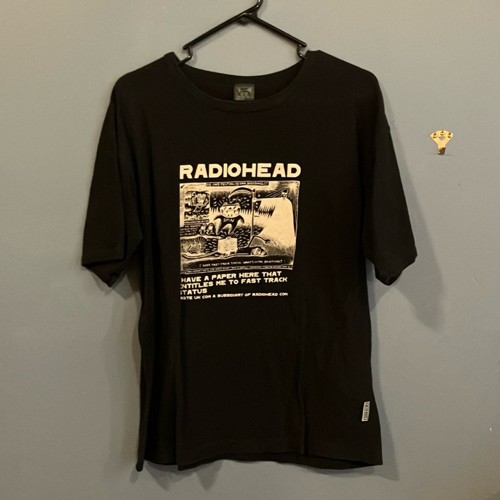 Radiohead Black Graphic T-Shirt